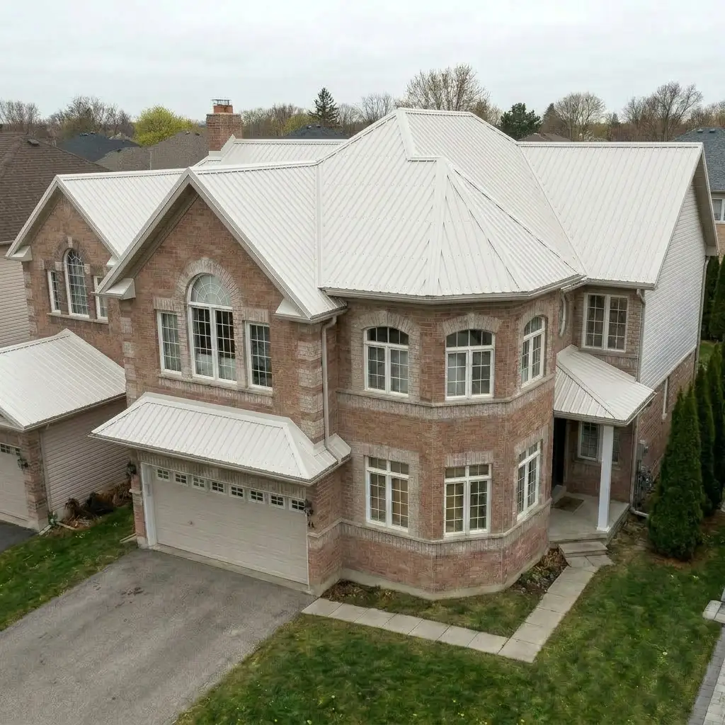 White Metal Roof