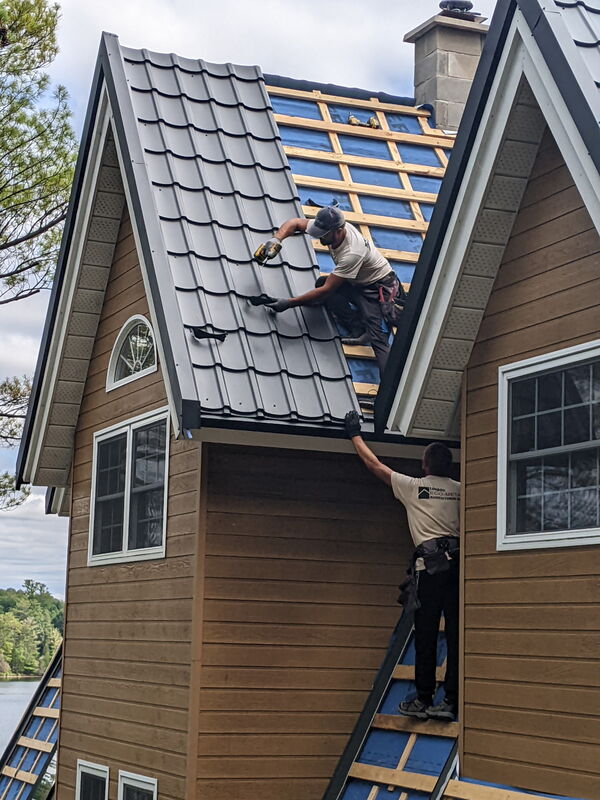 Metal Roof ASV Installation