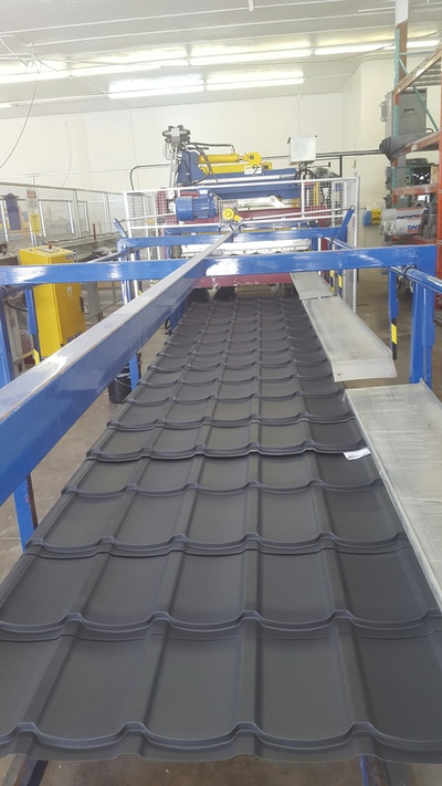 Automated panel rolling machine