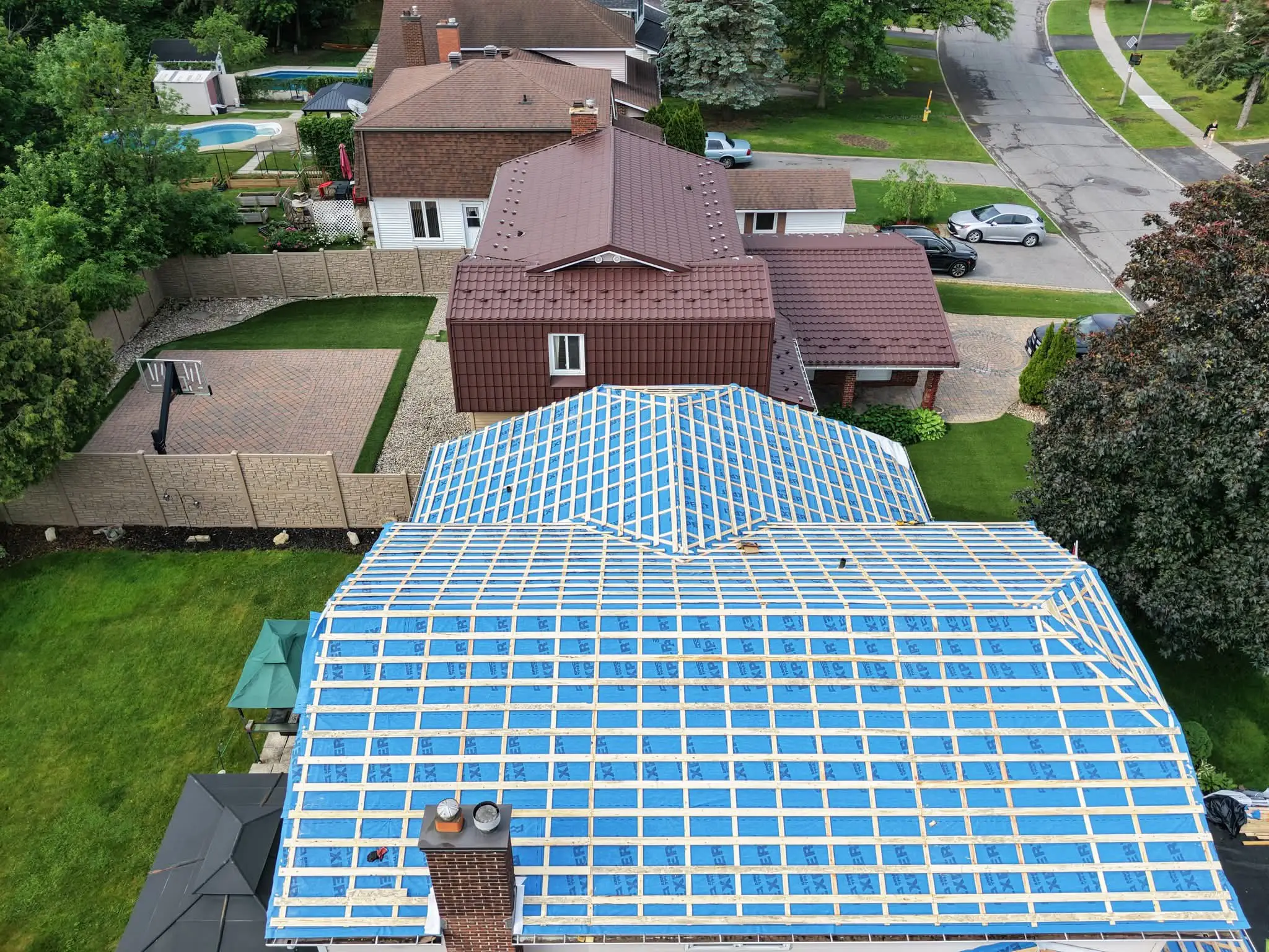ASV framing near ridge