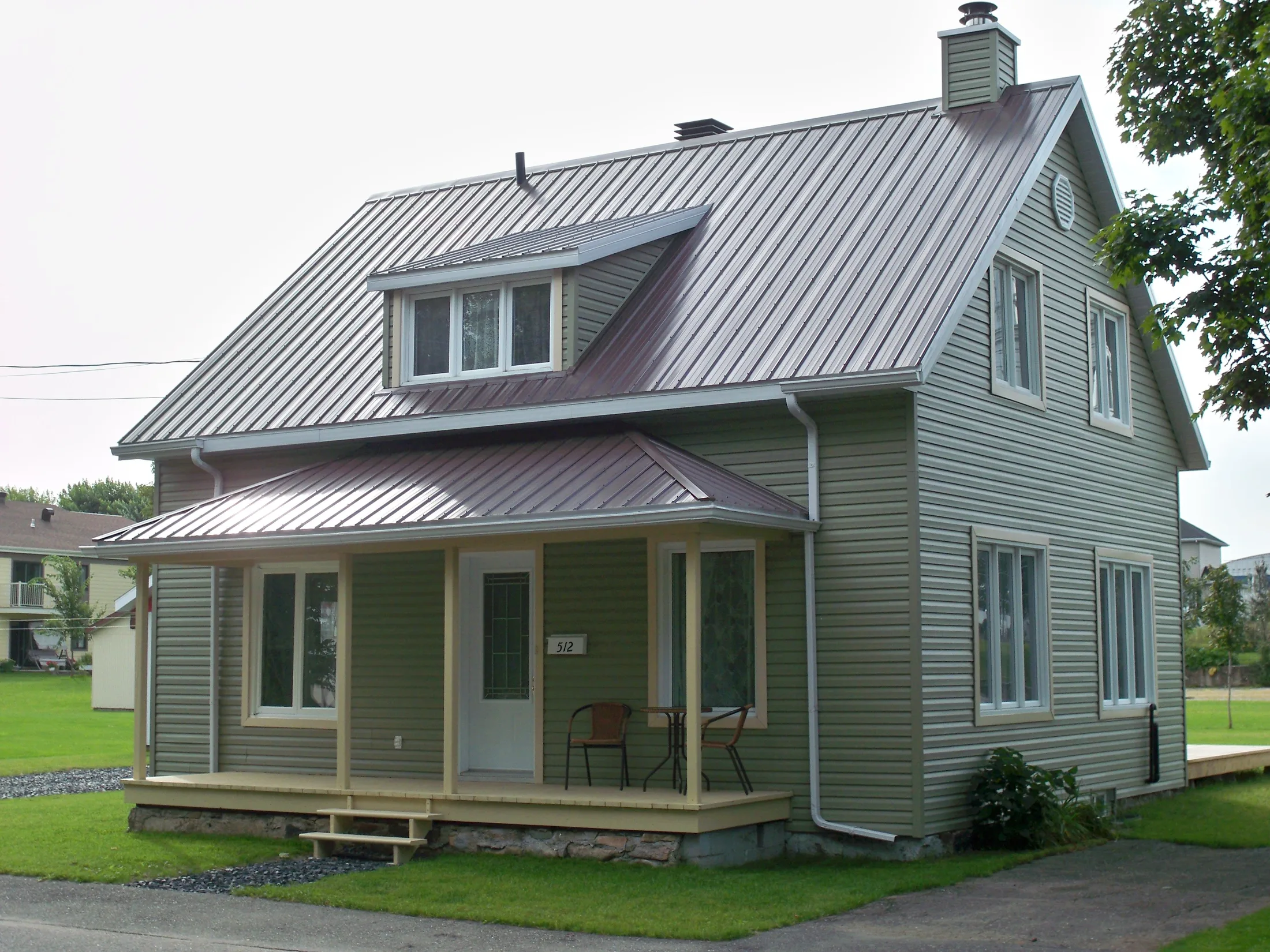 Econo Rib exposed-fastener steel roofing project image 6