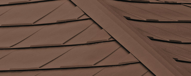 Caramel Ideal Wakefield Bridge metal shingle colour sample