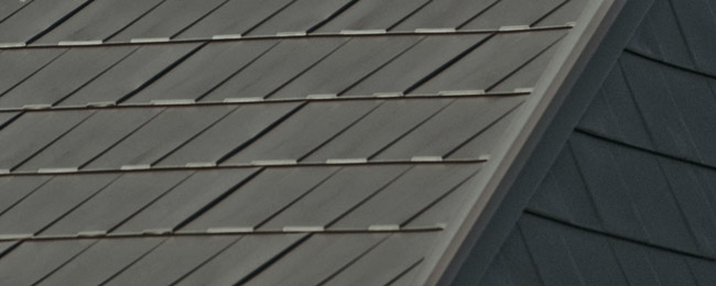 Volcanic Stone Ideal Wakefield Bridge metal shingle colour sample