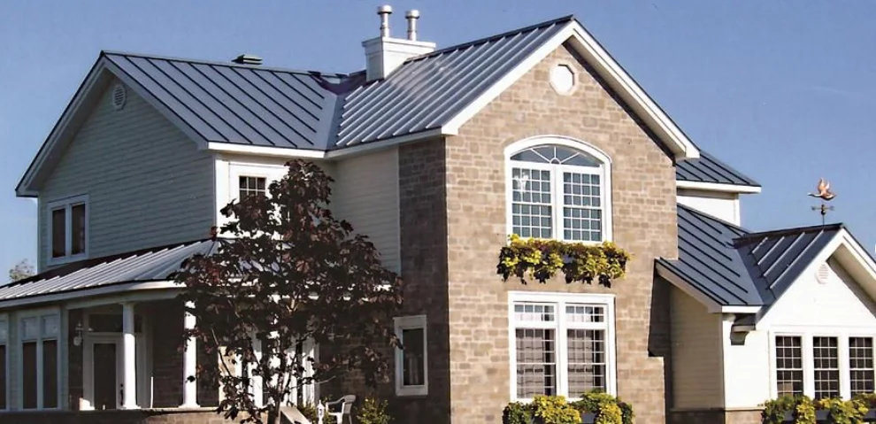 Heritage Junior standing seam roof viewed across the front roof slope