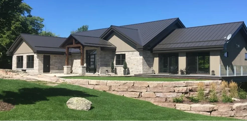 Wide view of an Ideal Heritage Junior residential roof